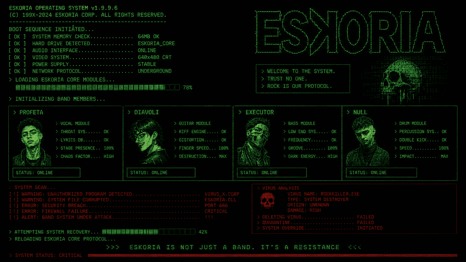 Preview do projeto Eskoria OS